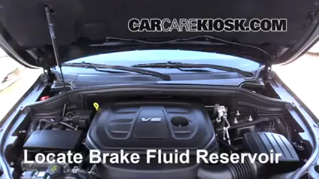 2017 Jeep Grand Cherokee Laredo 3.6L V6 FlexFuel Líquido de frenos Controlar nivel de líquido